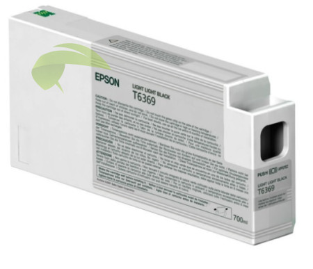 Epson T6369, C13T636900 originálna náplň light light black, Stylus Pro 7700/7890/7900/9700/9890