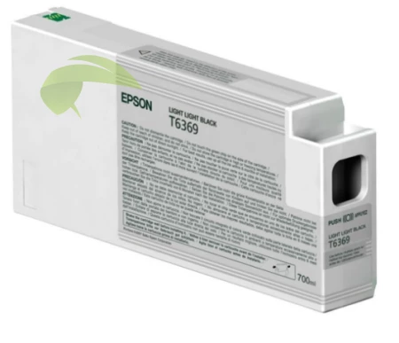 Epson T6369, C13T636900 originálna náplň light light black, Stylus Pro 7700/7890/7900/9700/9890