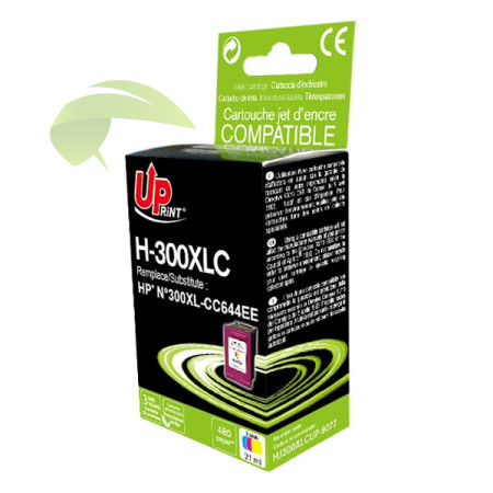 Kompatibilná naplň pre HP CC644EE, HP 300XL trojfarebná, DeskJet D2660/F2420/ Photosmart 7020