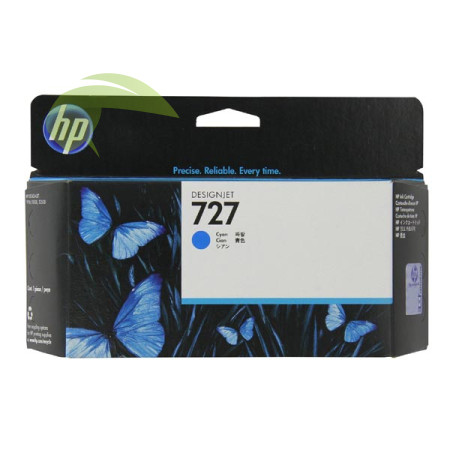 HP F9J76A, HP 727 originálna náplň cyan, DesignJet T930/T1530/T2530
