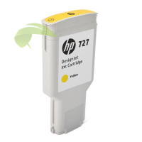 HP F9J78A, HP 727 originálna náplň žltá, DesignJet T930/T1530/T2530