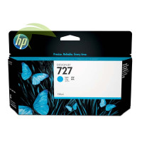 HP B3P19A, HP 727 originálna náplň cyan, DesignJet T920/T930/T1500/T1530
