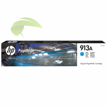 HP F6T77AE, HP 913A originálna náplň cyan, PageWide 352dn/MFP 377dw/Pro 452dn
