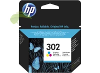 HP F6U65AE, HP 302 originálna náplň trojfarebná, DeskJet 1110/2130/3630 OfficeJet 3830/4650 ENVY 4520