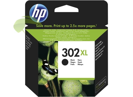 HP F6U68AE, HP 302XL originálna náplň čierna, DeskJet 1110/2130/3630 OfficeJet 3830/4650 ENVY 4520