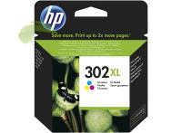HP F6U67AE, HP 302XL originálna trojfarebná náplň, DeskJet 1110/2130/ OfficeJet 3830/4650/ENVY4520