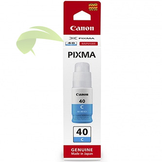 Atramentová náplň Canon GI-40C, cyan originálna, PIXMA G5040/G6040/G7040
