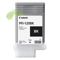 Atramentová náplň Canon PFI-120BK, 2885C001 čierna originálna, imagePROGRAF TM-200/TM-300
