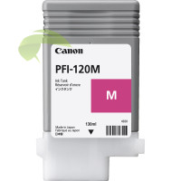 Atramentová náplň Canon PFI-120M, 2887C001  magenta originálna, imagePROGRAF TM-200/TM-300