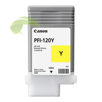 Atramentová náplň Canon  PFI-120Y, 2888C001 žltá originálna, imagePROGRAF TM-200/TM-300