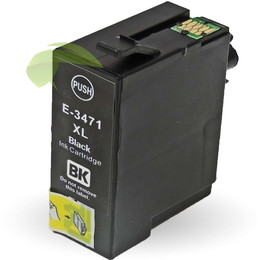 Atramentová náplň pre Epson 34XL, C13T34714010 kompatibilná čierna, Epson WF-3720/3725