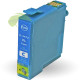 Atramentová náplň pre Epson 34XL, C13T34724010 kompatibilná cyan, Epson WF-3720/3725