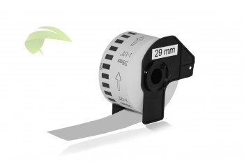Kompatibilné etikety pre Brother DK-22211, 29mm x 15,24m, filmová páska, biela