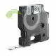 Kompatibilná páska pre Dymo Rhino 18485 / S0718170, 9mm × 5,5m čierna tlač / metalický podklad, polyester
