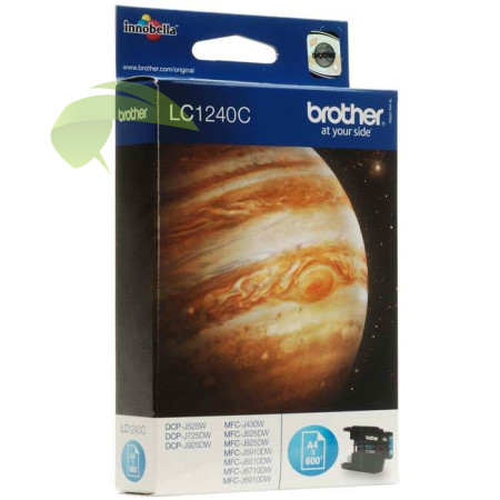 Brother LC-1240C originálna náplň cyan, DCP-J525/J725/J925, MFC-J430/J5910/J625/J6510/J6910