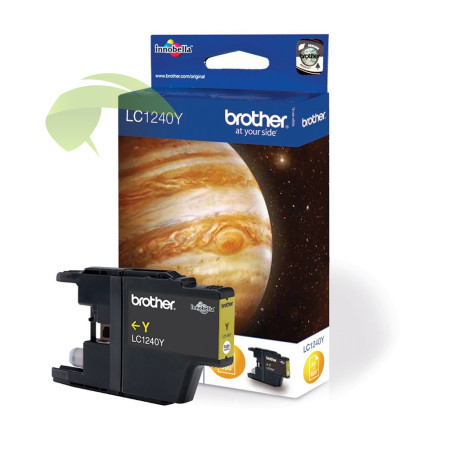 Brother LC-1240Y originálna náplň žltá, DCP-J525/J725/J925, MFC-J430/J5910/J625/J6510/J6910