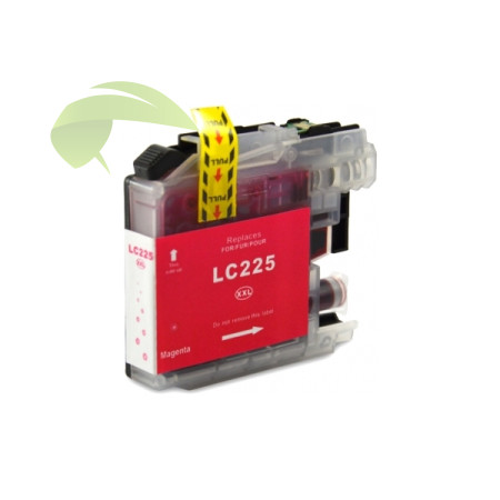 Brother LC-225M kompatibilná purpurová náplň, Brother DCP-J4120DW/DCP-J4420DW/MFC-J4620DW/MFC-J4625DW
