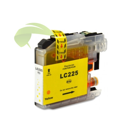 Brother LC-225Y kompatibilná žltá náplň, Brother DCP-J4120DW/DCP-J4420DW/MFC-J4620DW/MFC-J4625DW