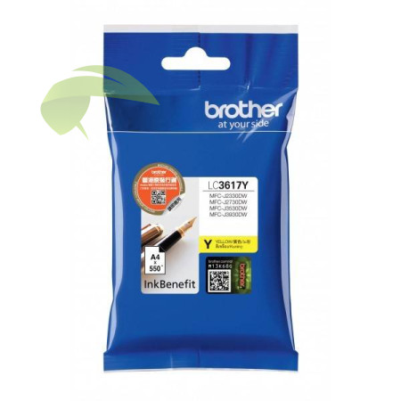 Brother LC-3617Y žltá originálna, Brother MFC-J2330DW/J3530DW/J3930DW