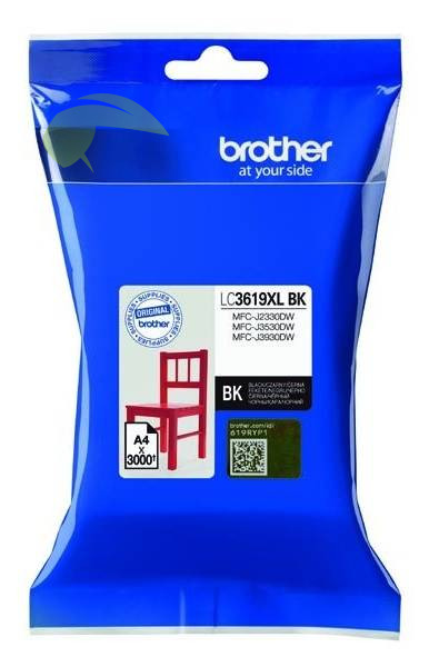 Brother  LC3619XL-BK originálna, Brother MFC-J2330DW/J3530DW/J3930DW čierna