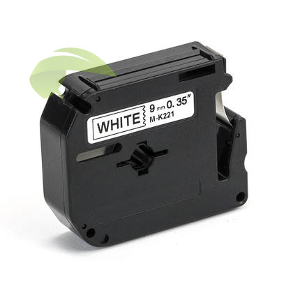 Kompatibilná páska pre Brother MK-221, 9mm x 8m, čierna tlač / biely podklad