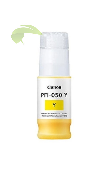 Atramentová náplň Canon PFI-050Y, 5701C001 žltá originálna, imagePROGRAF TC-20/20M/21/21M