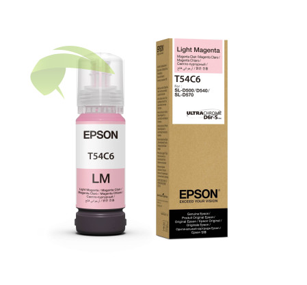 Atramentová naplň Epson T54C6 light magenta - originálna