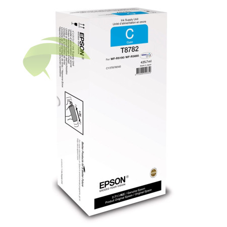Originálna náplň Epson T8782, C13T878240 cyan, WorkForce Pro WF-R5190/WF-R5690