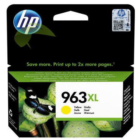 HP 963XL, HP 3JA29AE žltá originálna, OfficeJet 9010/9012/9014/9015