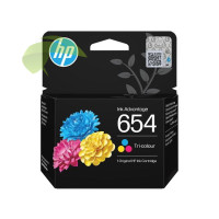 HP 654 originálna trojfarebná naplň