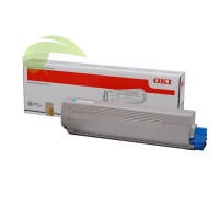 Toner OKI 45862839 originálny cyan, MC853/MC873