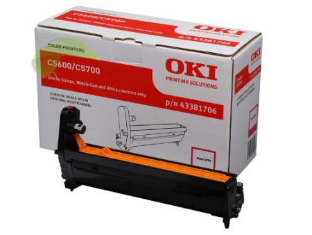 Originálny fotovalec OKI 43381706, C5600/C5700 magenta