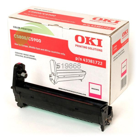 Originálny fotovalec OKI 43381722, C5800/C5900/C5550 MFP cyan