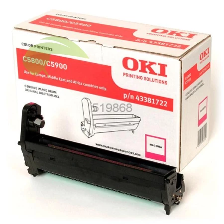 Originálny fotovalec OKI 43381722, C5800/C5900/C5550 MFP cyan
