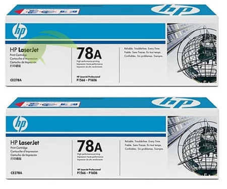 HP CB278AD originálny dvojbalení, LaserJet Pro P1566/P1606dn/M1536 MFP