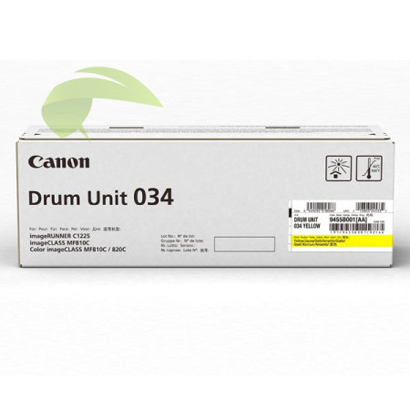 Originálny valec Canon 9455B001 žltý, 034, Color imageCLASS MF810/MF820/imageRUNNER C1225