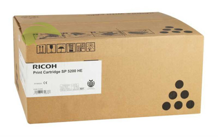 Toner Ricoh 5200HE, 821229, 406685 originál, Aficio SP 5200DN/5200S/5210DN/5210SF/5210SR