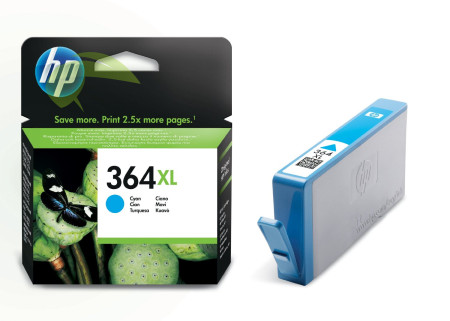 HP CB323EE, HP 364XL originálna náplň cyan, Deskjet 3070A/Officejet 4620/Photosmart 5510