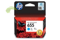HP CZ110AE, HP 655 originálna náplň cyan, DeskJet Ink Advantage 3525/4615/4625/5525/6525