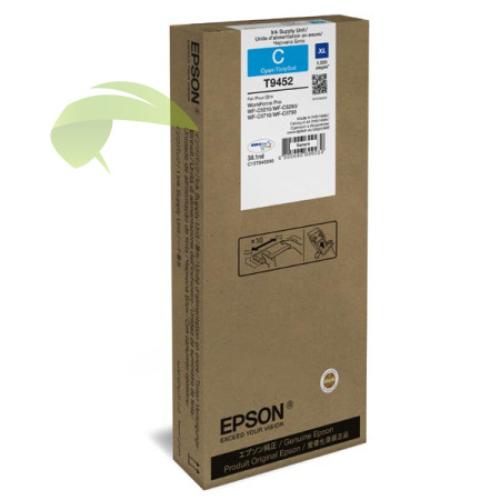 Originálna náplň Epson T9452 XL cyan, C13T945240, WorkForce Pro WF-C5210/C5290
