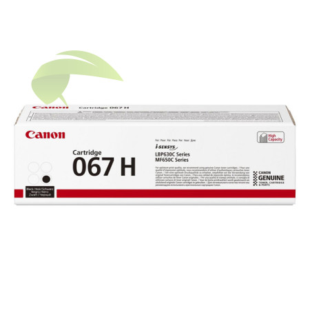 Toner Canon 067H, 5106C002 čierny Canon i-SENSYS MF651Cw/MF655Cdw/LBP631Cw/LBP633Cdw originálny
