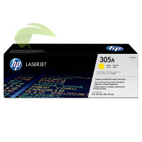 HP CE412A originálny toner žltý, HP 305A, HP Color LaserJet Pro M375NW/Pro M475DN