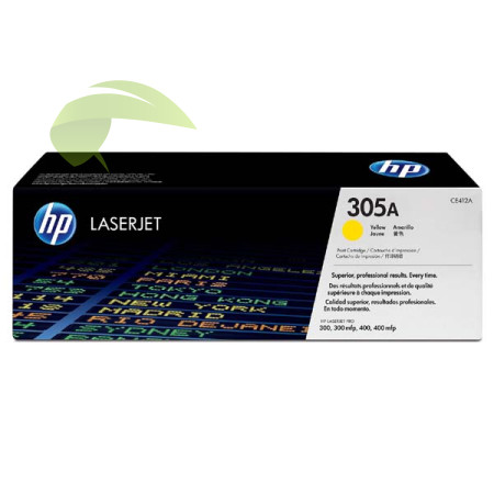 HP CE412A originálny toner žltý, HP 305A, HP Color LaserJet Pro M375NW/Pro M475DN