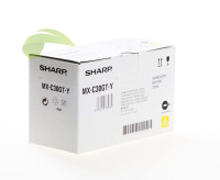 Toner Sharp MX-C30GT-Y, originálny žltý, MX-C250/MX-C300/MX-C301