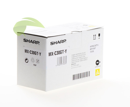 Toner Sharp MX-C30GT-Y, originálny žltý, MX-C250/MX-C300/MX-C301