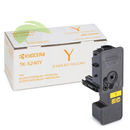 Toner Kyocera TK-5240Y originálny žltý, ECOSYS M5526/P5026