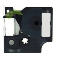 Kompatibilná páska pre Dymo Rhino 1805434, 24mm × 5,5m biela tlač /metailický podklad, polyester