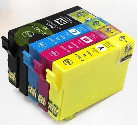 Sada náplní pre Epson 34XL, C13T34764010 kompatibilná CMYK, Epson WF-3720/3725