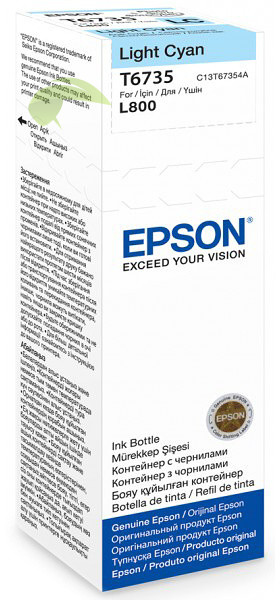 Epson T6732 originálna cyan, Epson L800/L805/L810/L850/L1800