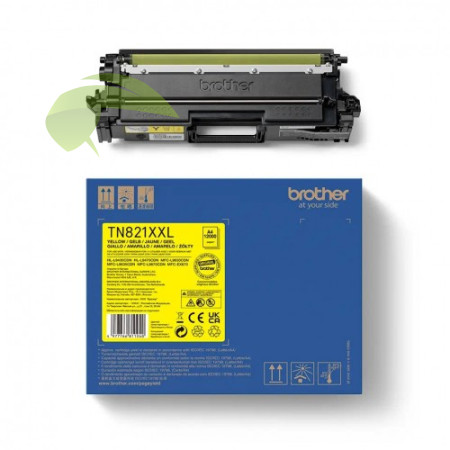 Toner Brother TN-821XXLY žltý originálny, HL-L9430/MFC-L9630/MFC-L9635/MFC-L9670